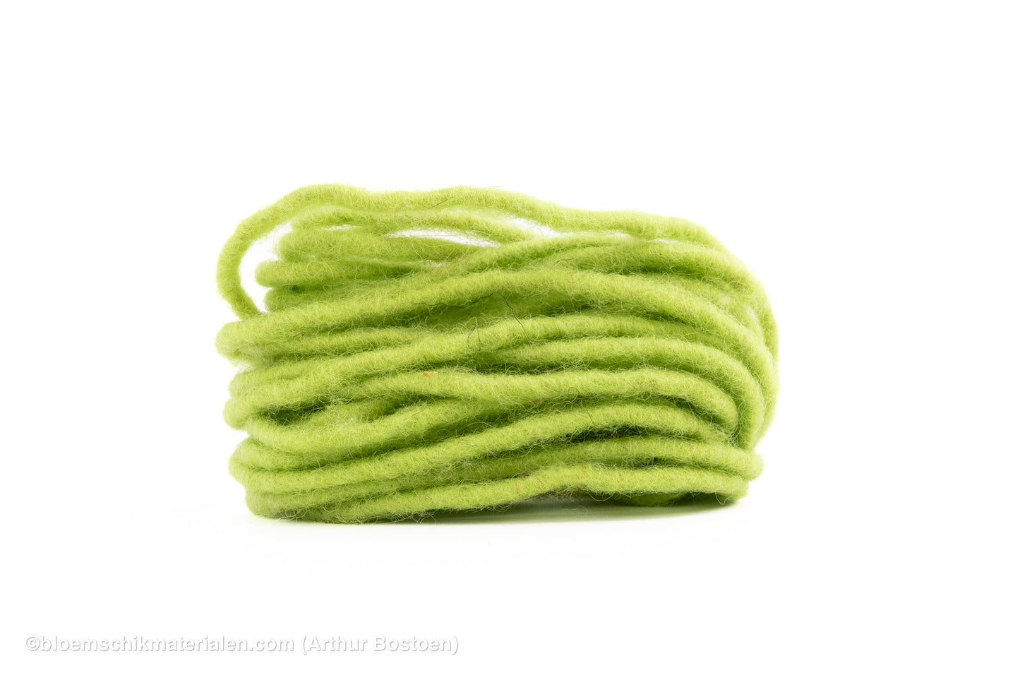 DUNNE WOLDRAAD GROEN (DOCHTFADEN) +/-5M