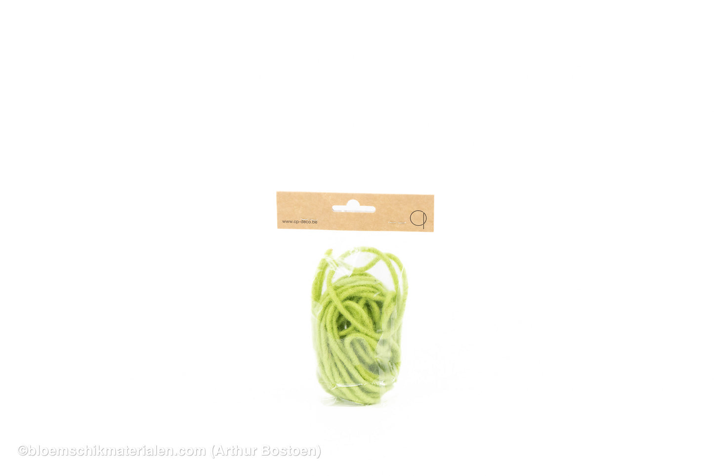 DUNNE WOLDRAAD GROEN (DOCHTFADEN) +/-5M