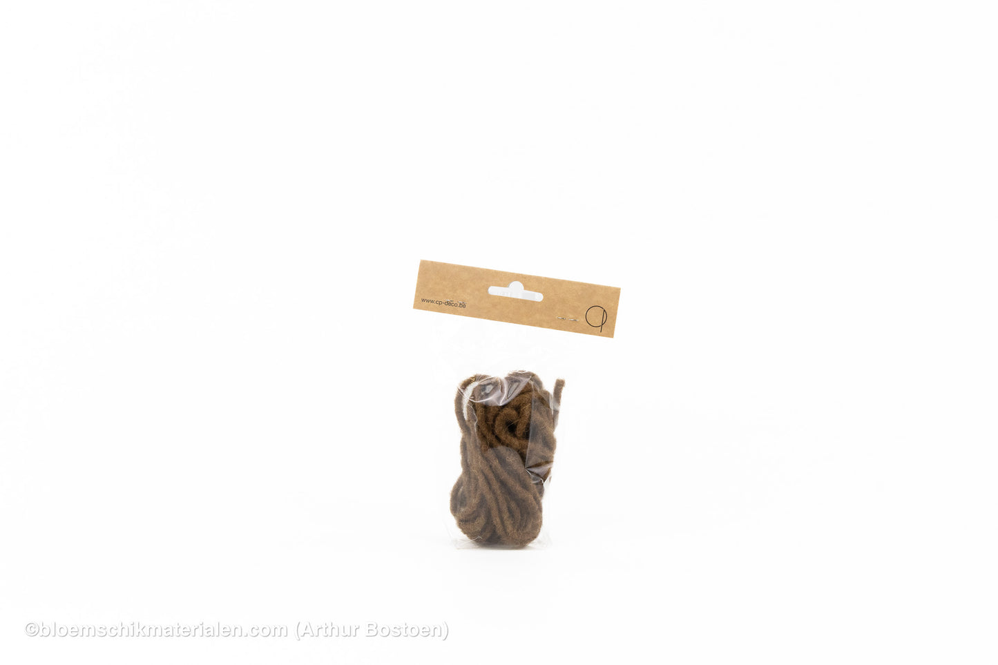 DUNNE WOLDRAAD BRUIN (DOCHTFADEN) +/-5M