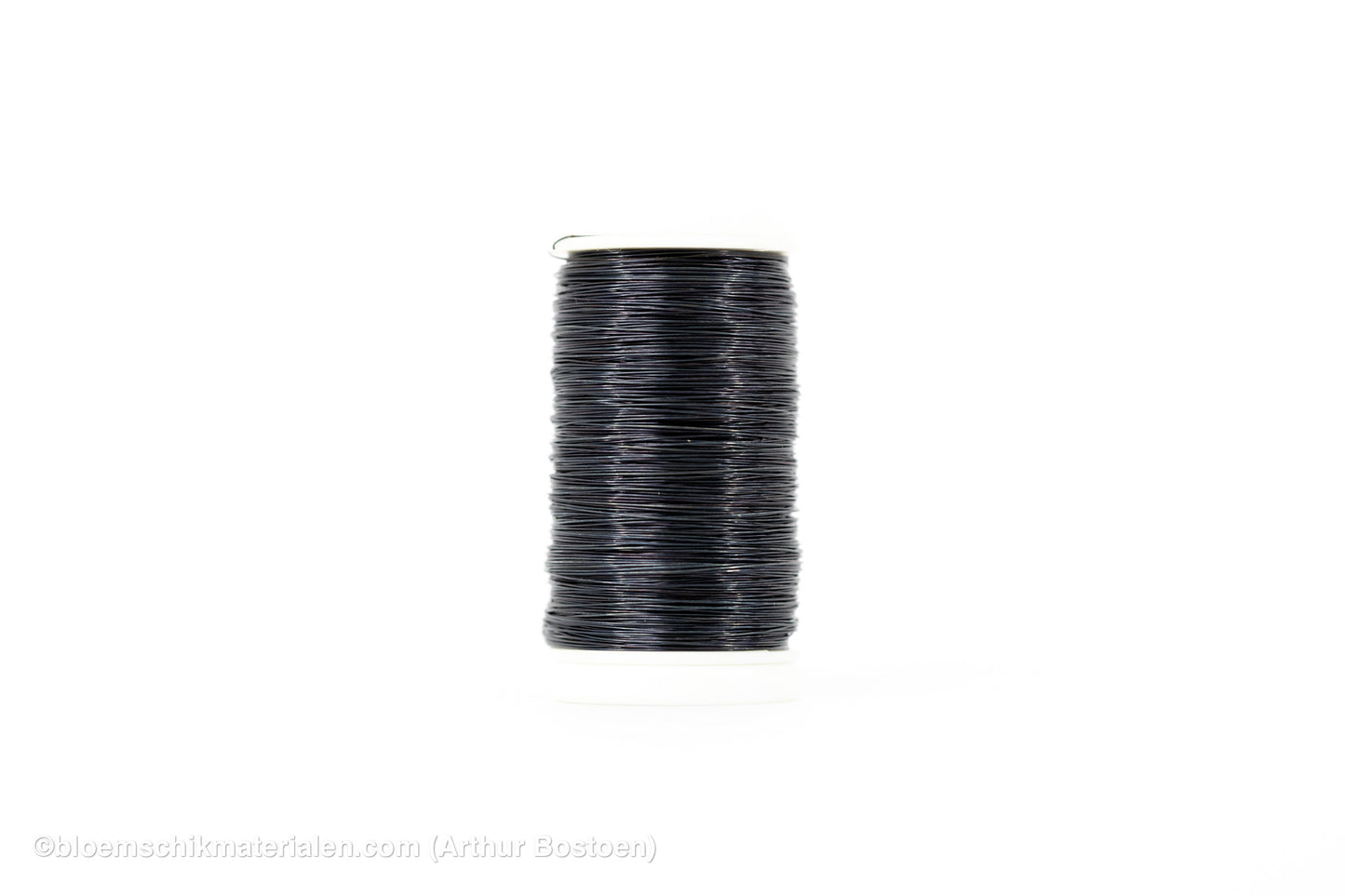 WIKKELDRAAD BLAUWGLOEIEND OP SPOEL (0.30mm dikte, +/-160M lang)