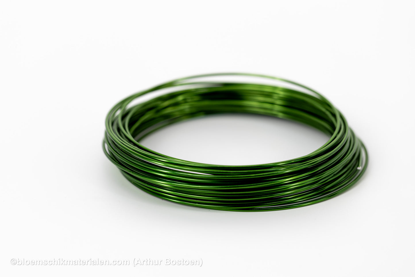 ALUMINIUMDRAAD OLIJFGROEN (2mm dikte, +/-12M lang)