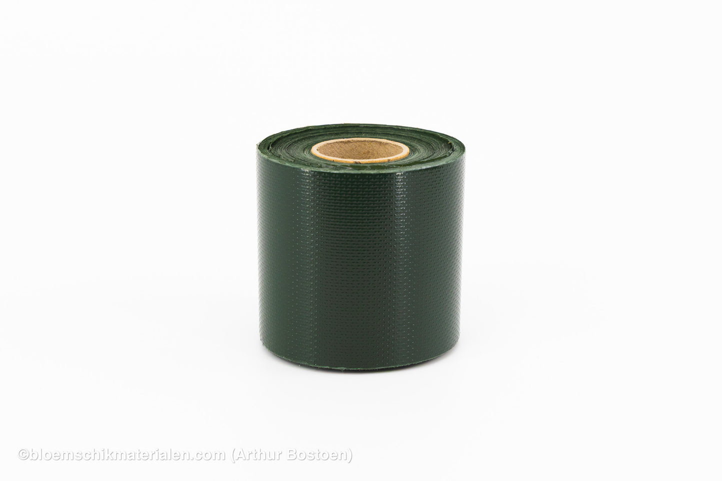 WIKKELBAND GROEN PLASTIC 8CM BREEDTE (100m lang)