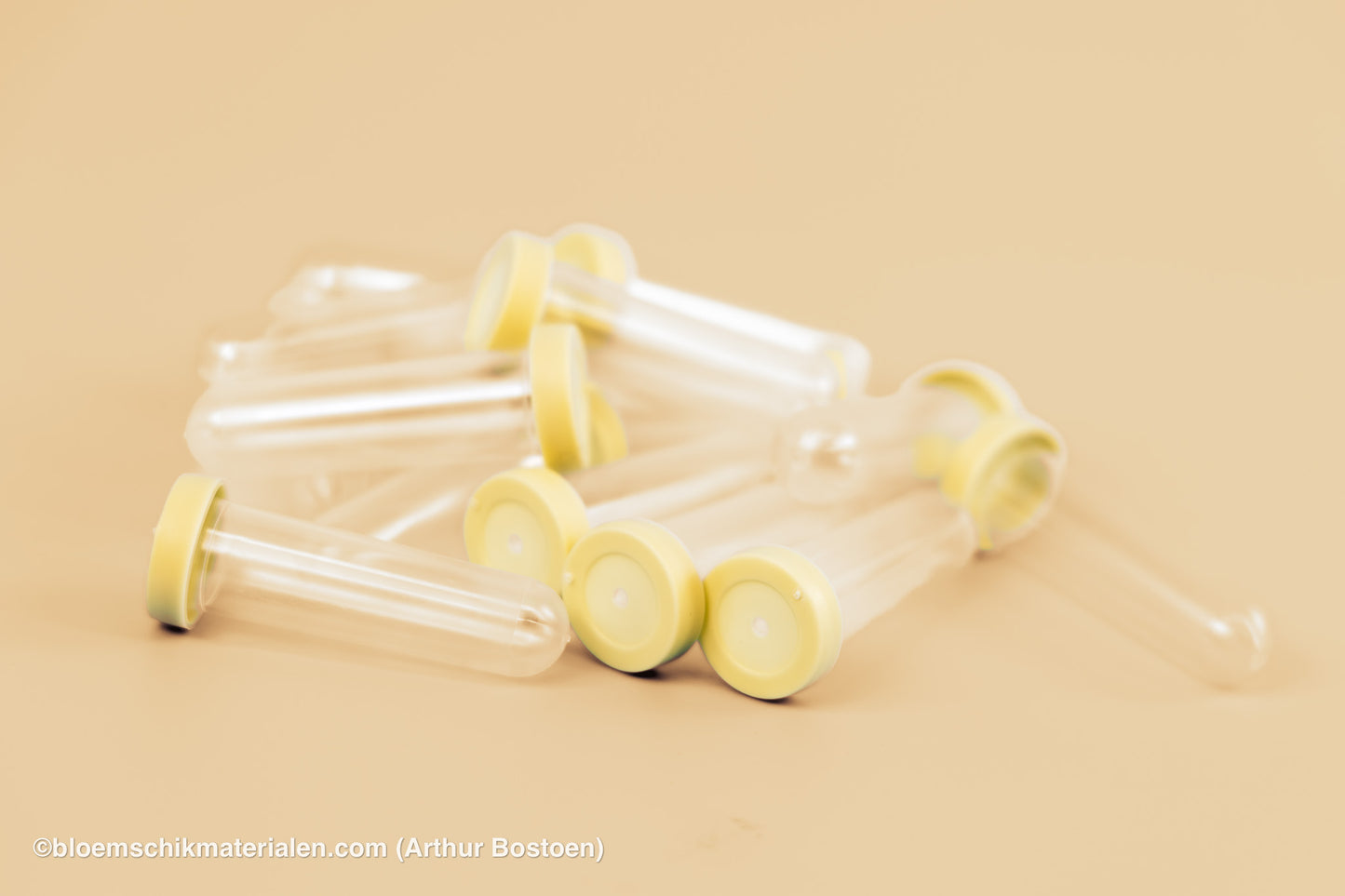 PLASTIC BUISJE 6CC 4,5X2CM 10ST (BLOEMFLESJE/PIPET)