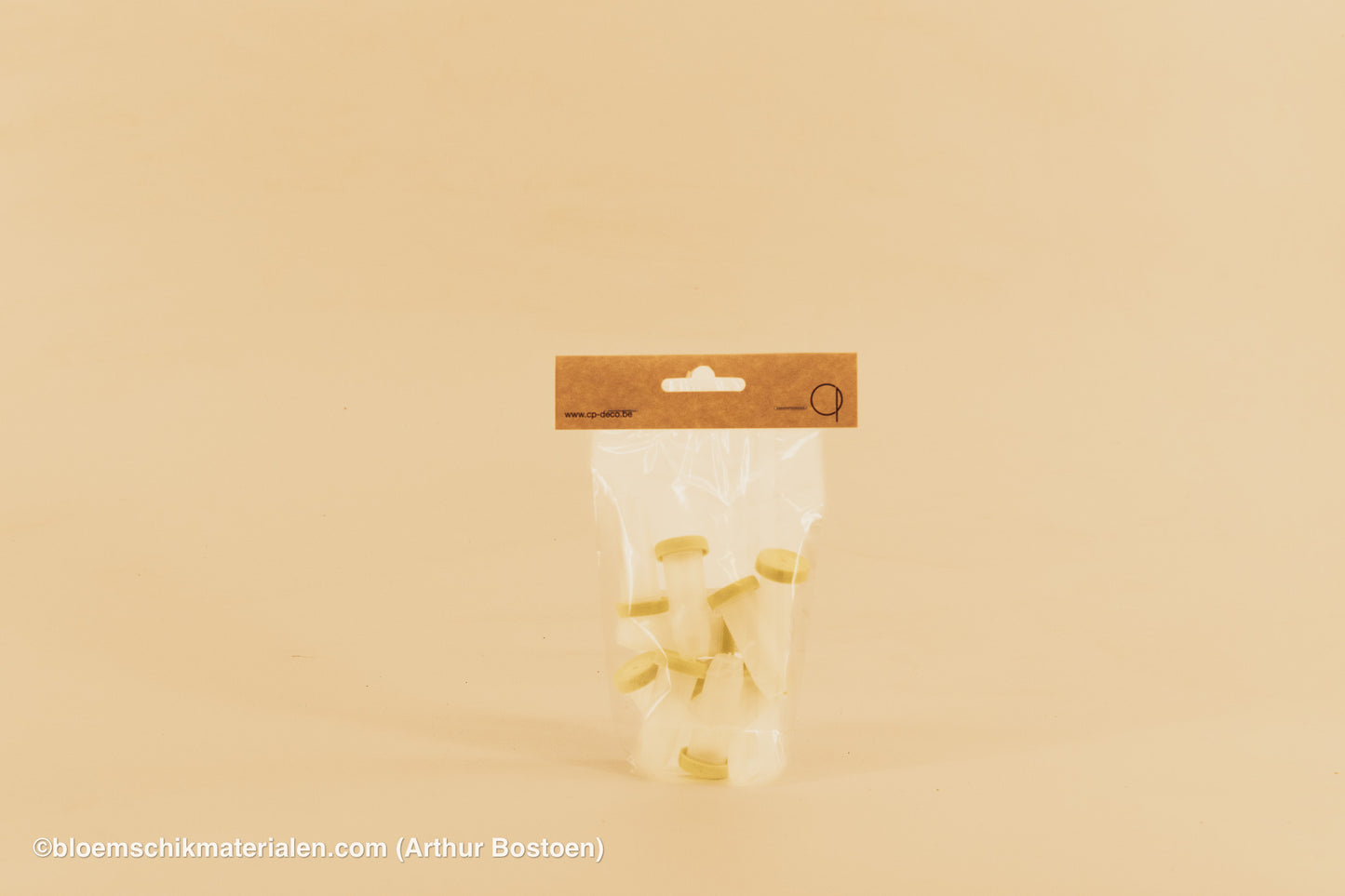 PLASTIC BUISJE 6CC 4,5X2CM 10ST (BLOEMFLESJE/PIPET)