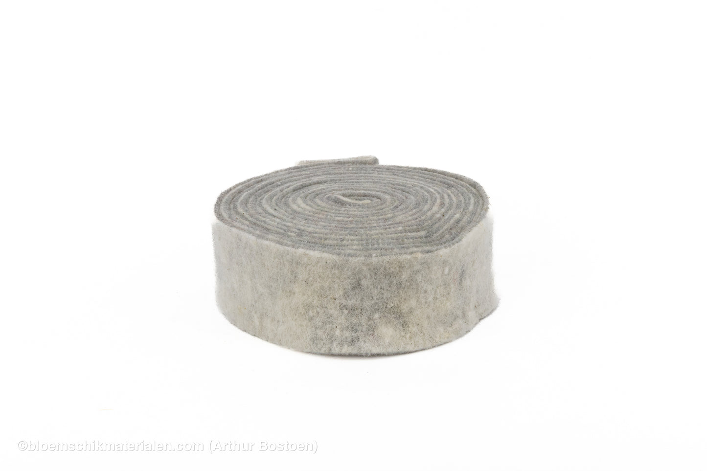WOL VILT 7.5CM +/-5M GRIJS