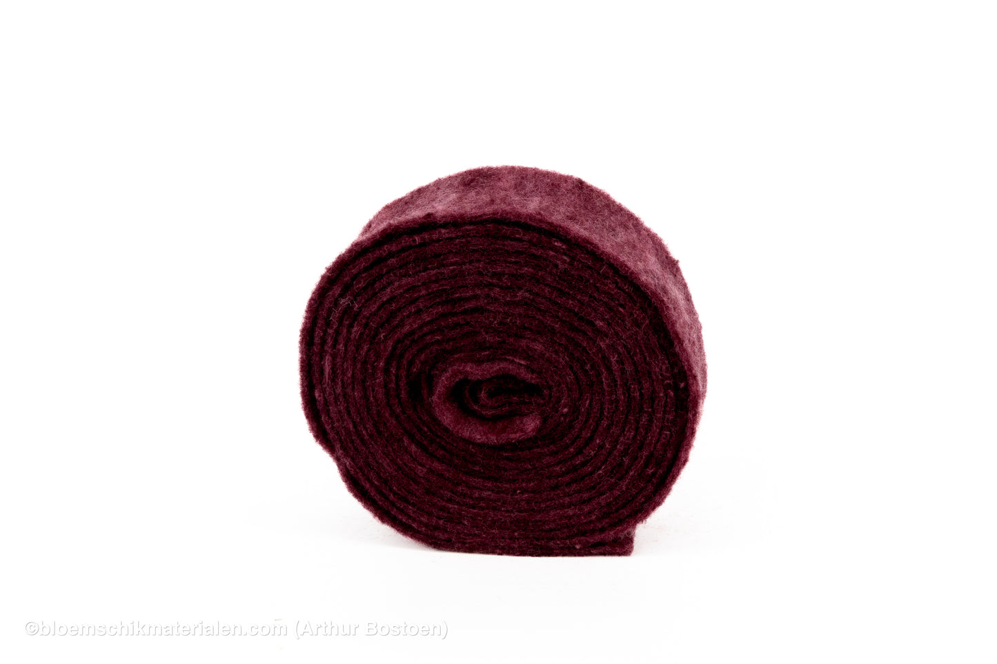 WOL VILT 7.5CM +/-5M BORDEAUX