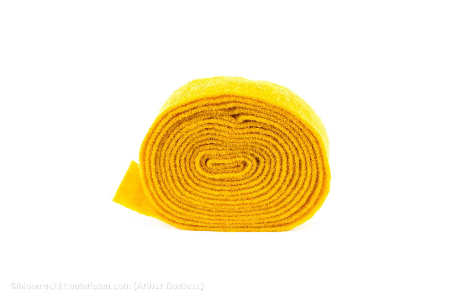 WOL VILT 7.5CM +/-5M GEEL