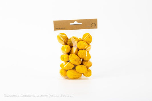 AMRA PODS GEEL (100 gr) - bloemschikmaterialen.com