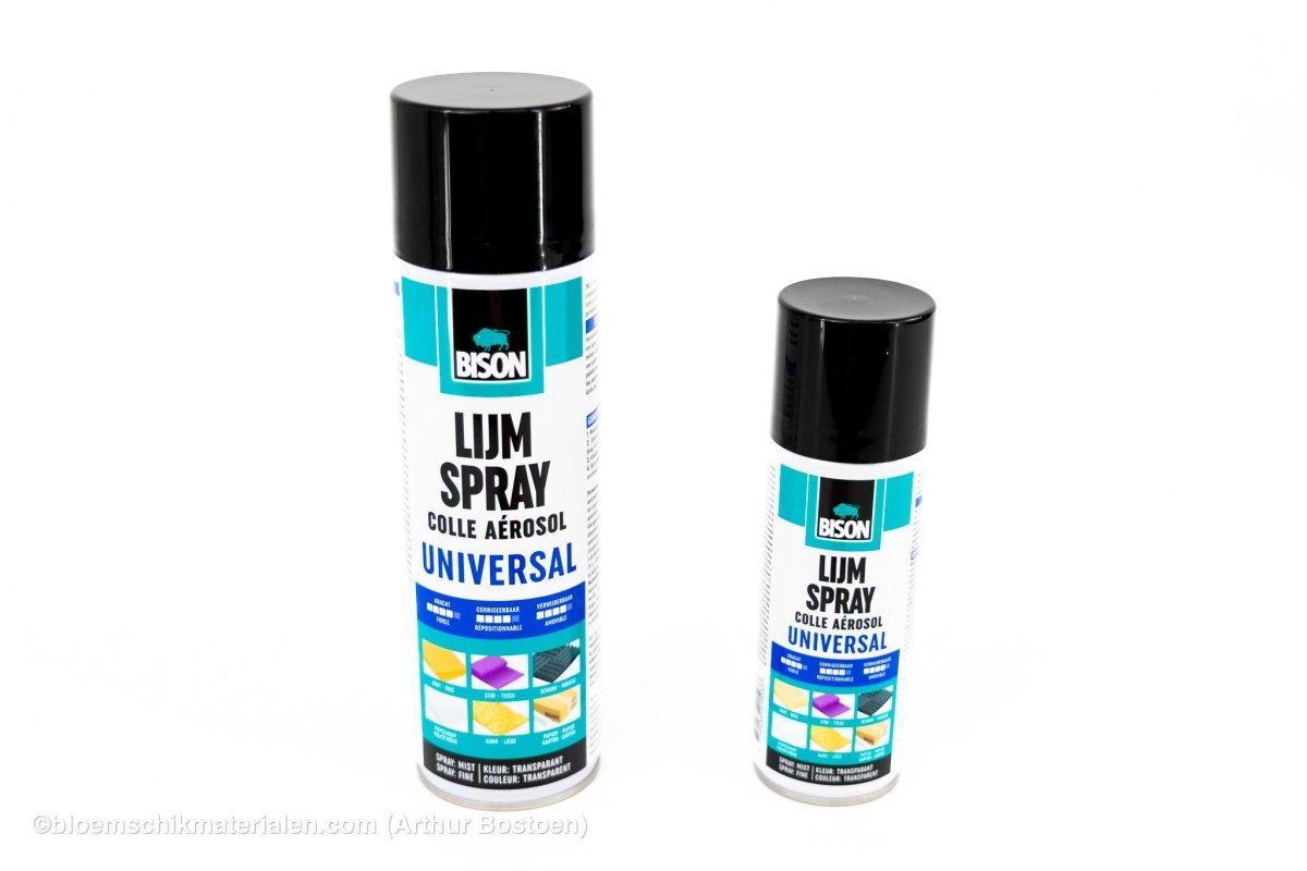 BISON LIJMSPRAY 500ML - bloemschikmaterialen.com