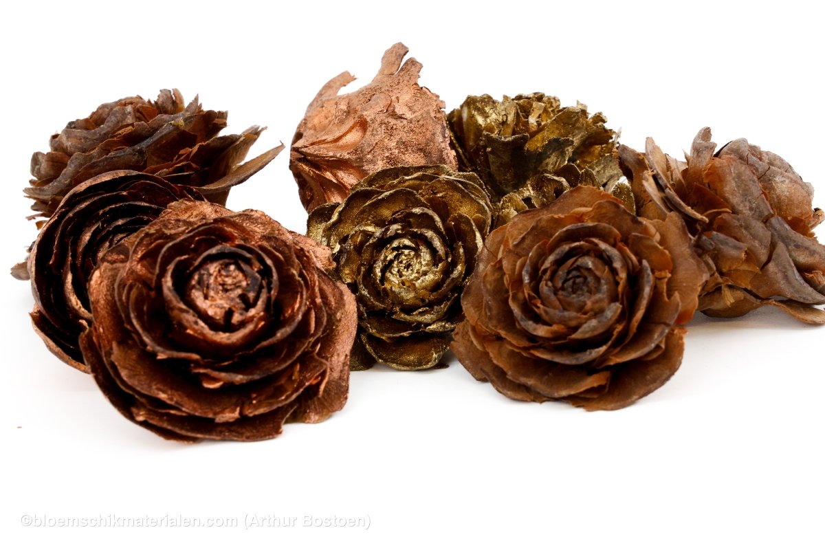 CEDER ROSE GOUD 40ST - bloemschikmaterialen.com