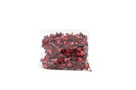 COTTON PODS ROOD +/-250GR - bloemschikmaterialen.com