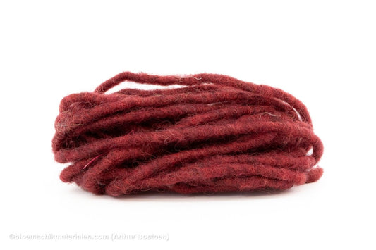 DUNNE WOLDRAAD BORDEAUX (DOCHTFADEN) +/ - 55M - bloemschikmaterialen.com