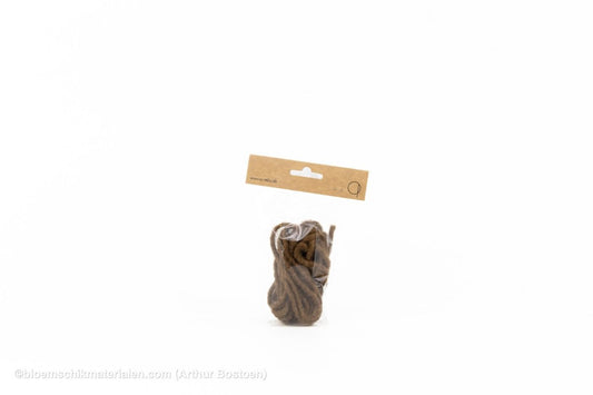 DUNNE WOLDRAAD BRUIN (DOCHTFADEN) +/ - 5M - bloemschikmaterialen.com