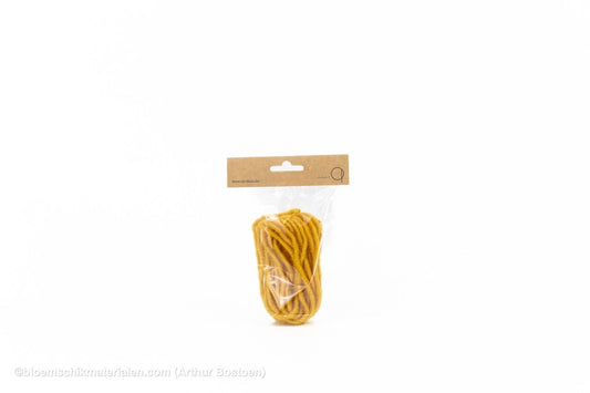 DUNNE WOLDRAAD GEEL (DOCHTFADEN) +/ - 5M - bloemschikmaterialen.com