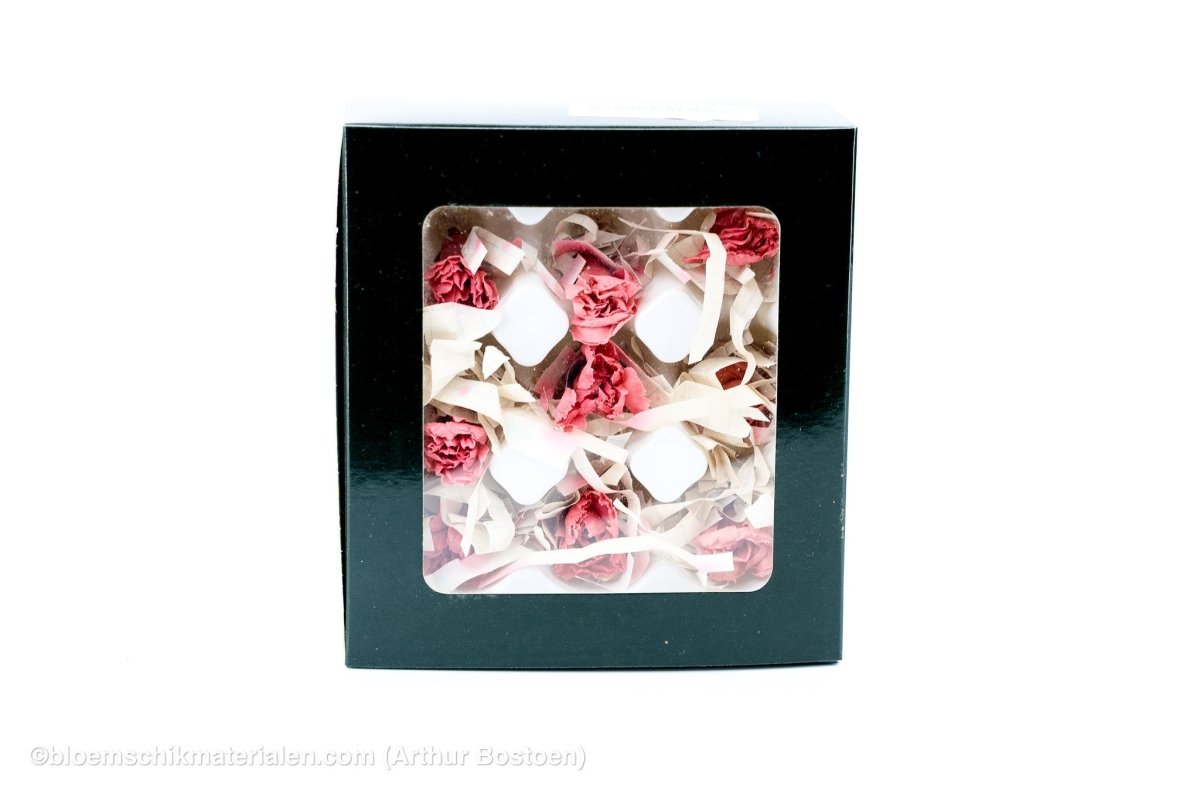 GECONSERVEERDE ANJER (BABY) FLAMINGO 9ST - bloemschikmaterialen.com