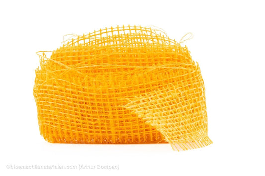 JUTE 5CM 40M ORANJE - bloemschikmaterialen.com