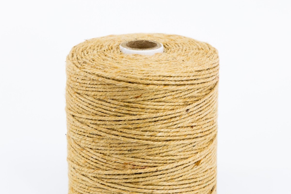 JUTE BINDKOORD (2DR) NATUREL +/ - 500GR - bloemschikmaterialen.com