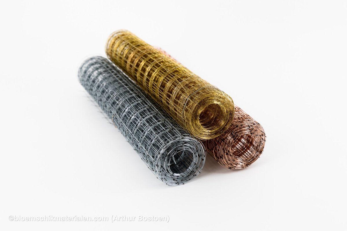 NET GOUD (35cm breed +/ - 5M lang) - bloemschikmaterialen.com