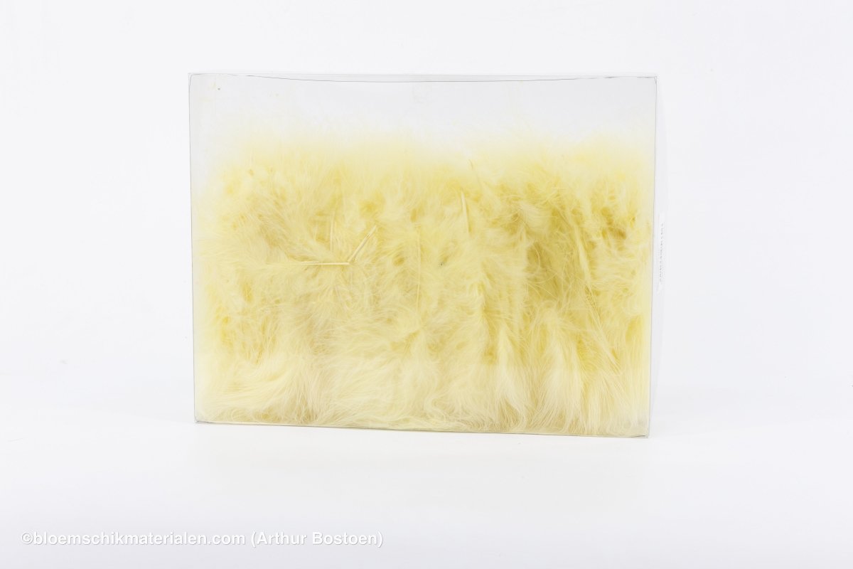 VEREN MARABOU GROOT CHAMPAGNE +/ - 45GR - bloemschikmaterialen.com