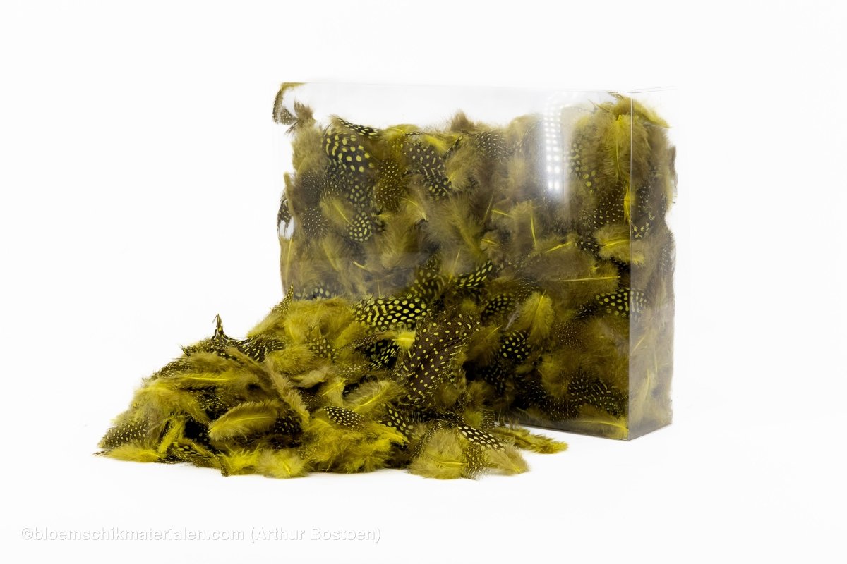 VEREN PARELHOEN GEEL +/ - 10GR - bloemschikmaterialen.com