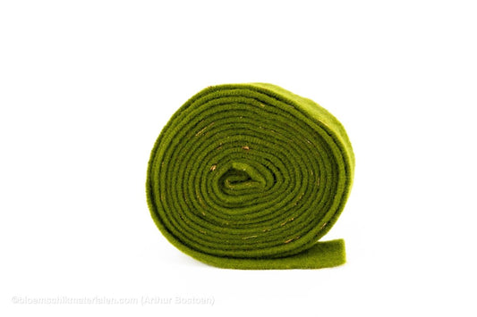 WOL VILT 7.5CM +/-5M MOSGROEN - bloemschikmaterialen.com