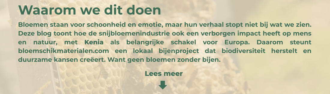 Geen Rozen zonder Doornen Geen Bloemen zonder Bijen - bloemschikmaterialen.com