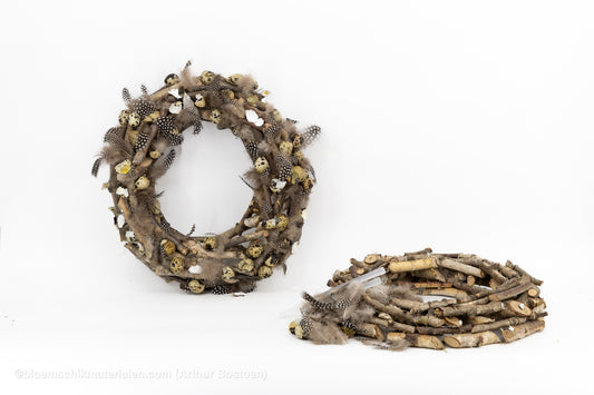Berkenkrans voor Pasen (40cm Ø)