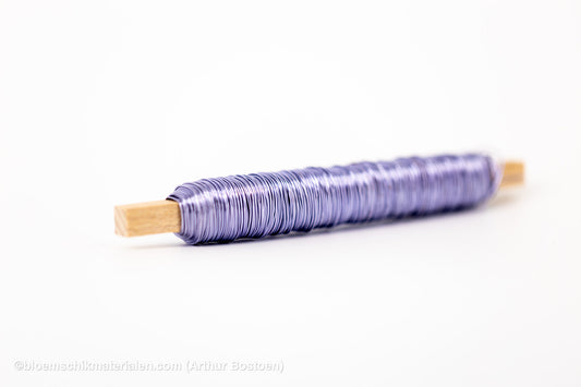 WIKKELDRAAD LILA OP STOK (0.50mm dikte, 50M lang)