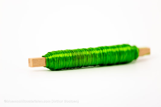 WIKKELDRAAD APPELGROEN OP STOK (0.50mm dikte, 50M lang)