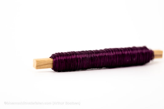 WIKKELDRAAD AUBERGINE OP STOK (0.50mm dikte, 50M lang)