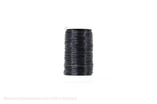 WIKKELDRAAD BLAUWGLOEIEND OP SPOEL (0.30mm dikte, +/-160M lang)