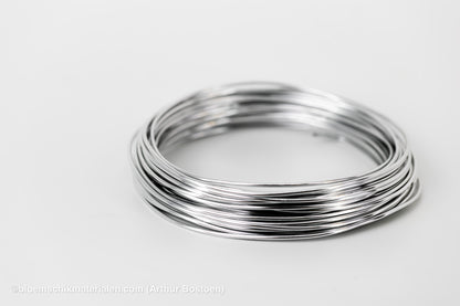 ALUMINIUMDRAAD ZILVER  (2.0MM dikte, +/-12M lang)