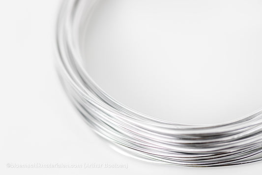 ALUMINIUMDRAAD ZILVER  (2.0MM dikte, +/-12M lang)