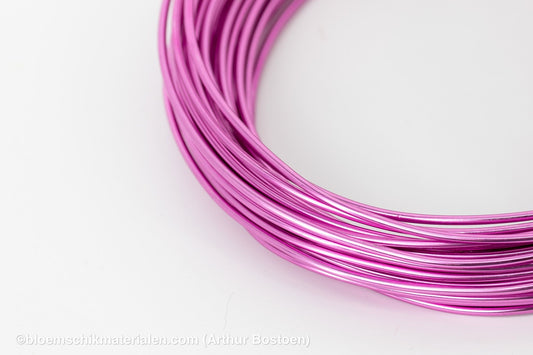 ALUMINIUMDRAAD PASTEL ROOS (2mm dikte, +/-12M lang)