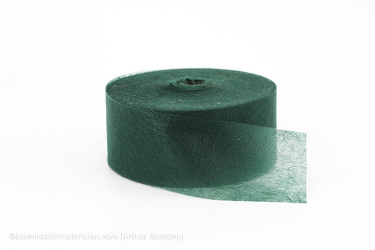 WIKKELBAND GROEN VLIES 6CM BREEDTE (100m lang)