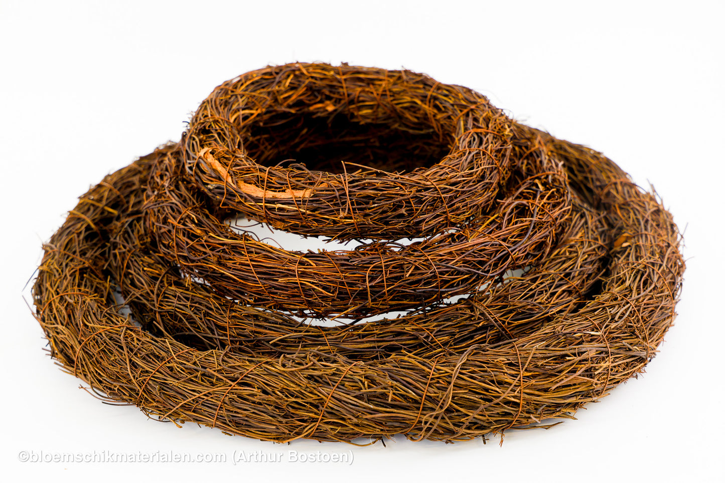 KRANS DRUIVENHOUT GEBUNDELD NATUREL 40/4 CM (dunne ranken)