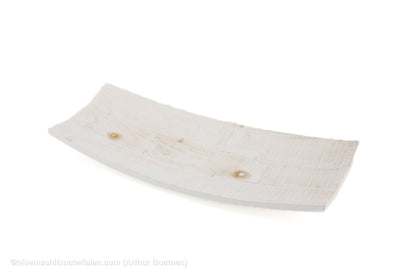 SCHAAL HOUT GEBOGEN WHITE WASH 43X19X7CM