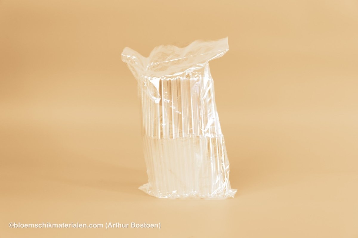 ACRYL BUISJES 16X100MM 100ST - bloemschikmaterialen.com