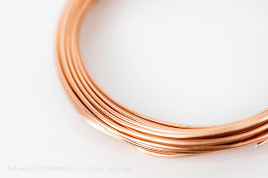ALUMINIUMDRAAD KOPER (2mm dikte, +/ - 12M lang) - bloemschikmaterialen.com