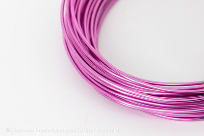 ALUMINIUMDRAAD PASTEL ROOS (2mm dikte, +/ - 12M lang) - bloemschikmaterialen.com