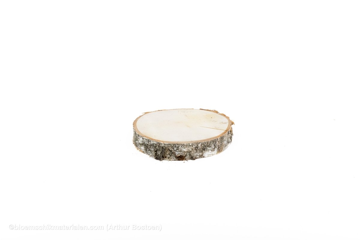 BERKENSCHIJF +/ - 25CM +/ - 2.5CM NATUREL - bloemschikmaterialen.com