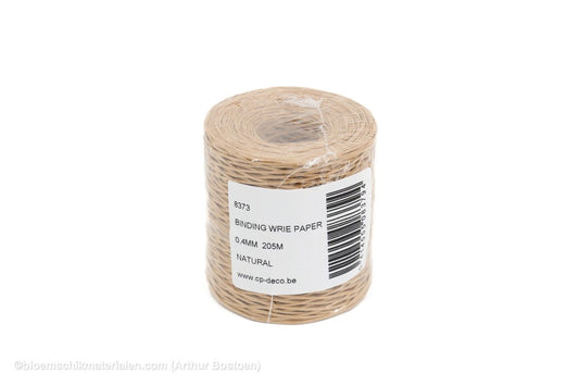 BINDWIRE 205M NATUREL - bloemschikmaterialen.com