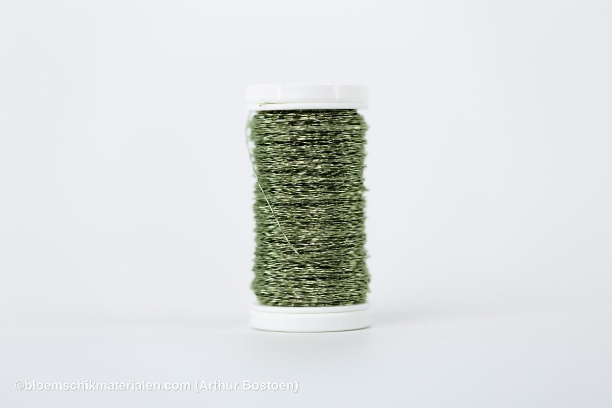 BOUILLON - EFFECT DRAAD MUNT (0.30mm dikte, +/ - 70M lang) - bloemschikmaterialen.com
