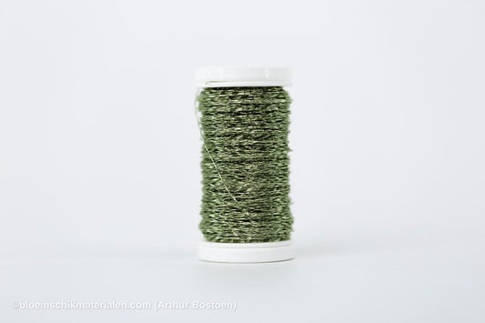 BOUILLON - EFFECT DRAAD MUNT (0.30mm dikte, +/ - 70M lang) - bloemschikmaterialen.com