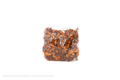 COTTON PODS ORANJE (ABRIKOOS) +/-250GR - bloemschikmaterialen.com