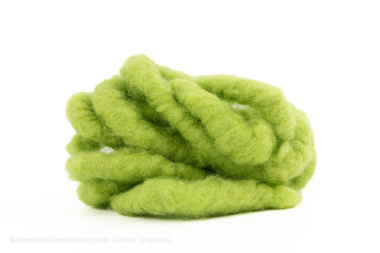 DIKKE WOL GROEN (MIRABELL FLAUSCH) +/ - 25M - bloemschikmaterialen.com