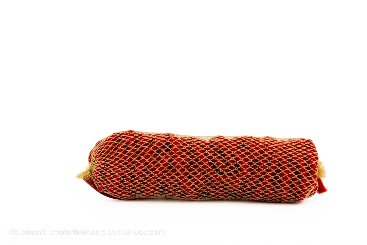 DIKKE WOL ROOD (MIRABELL FLAUSCH) +/ - 25M - bloemschikmaterialen.com