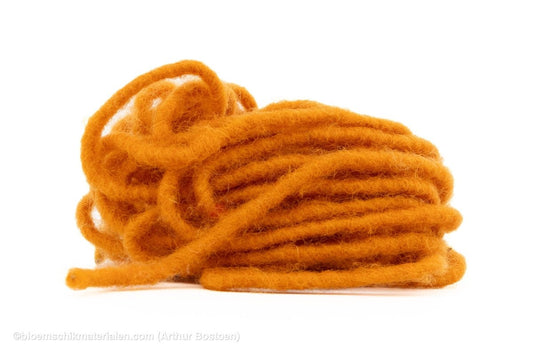 DUNNE WOLDRAAD ORANJE (DOCHTFADEN) +/ - 55M - bloemschikmaterialen.com