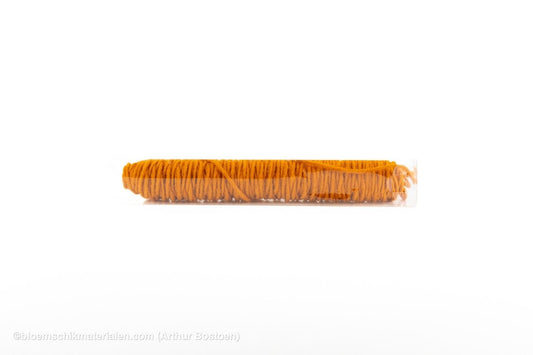 DUNNE WOLDRAAD ORANJE (DOCHTFADEN) +/ - 55M - bloemschikmaterialen.com