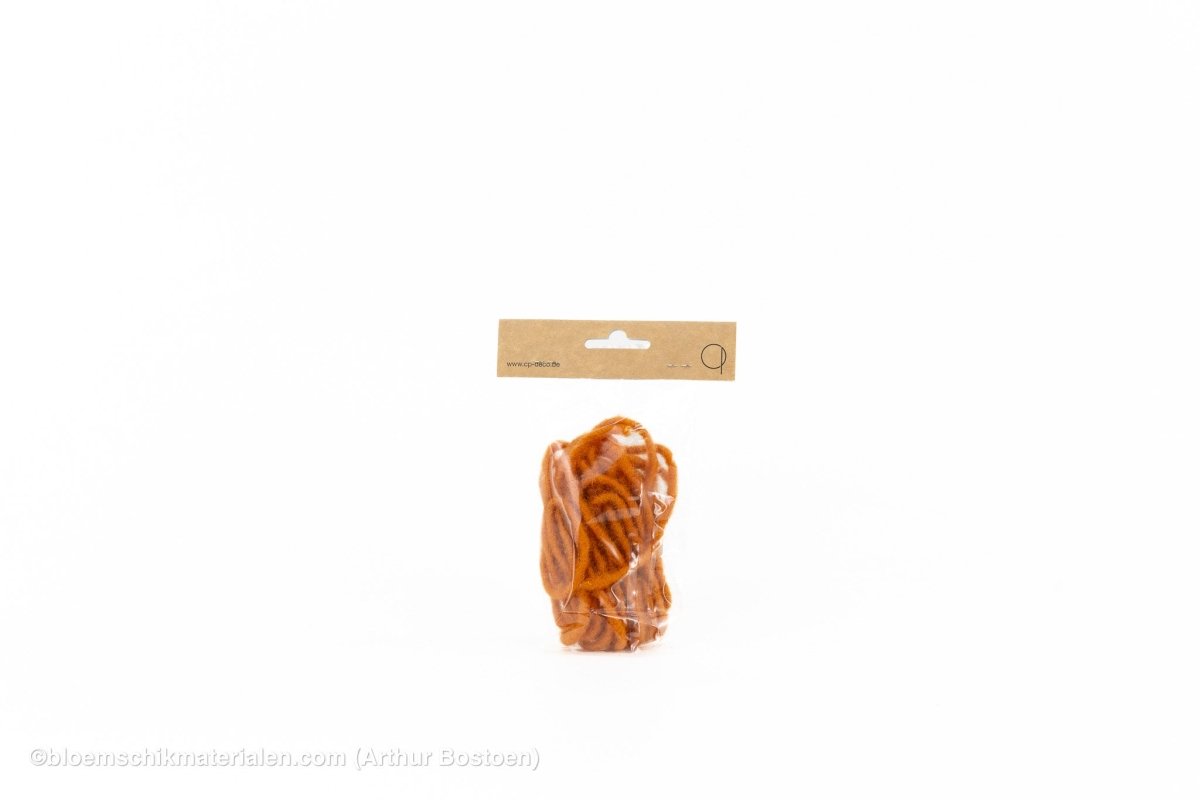 DUNNE WOLDRAAD ORANJE (DOCHTFADEN) +/ - 5M - bloemschikmaterialen.com